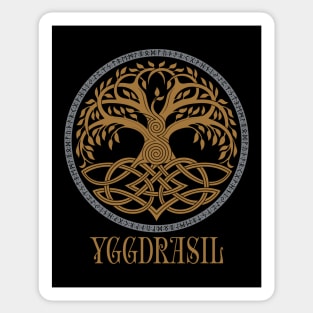 Yggdrasil Viking Tree of Life Norse Pagan Mythology Sticker